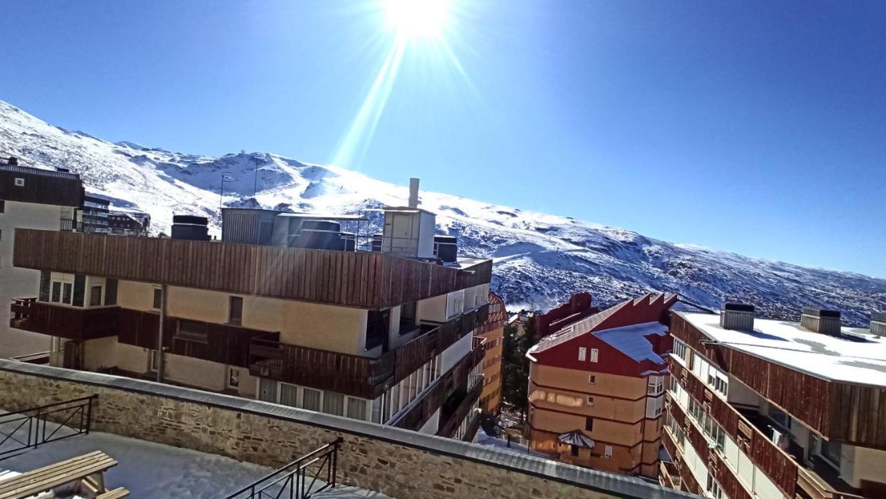 Bed And Snow Ski Zona Media Serra Nevada Exterior foto